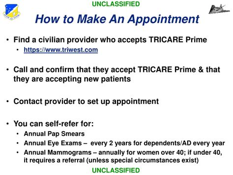 tricare appointment